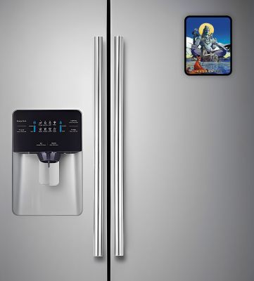 Kedarnath Temple Fridge Magnet  Gift for Travel Lover  Indian Souvenir Fridge Magnet  Home Office & Temple Decoration Stikcer  Religious Gift (Lord Shiva)